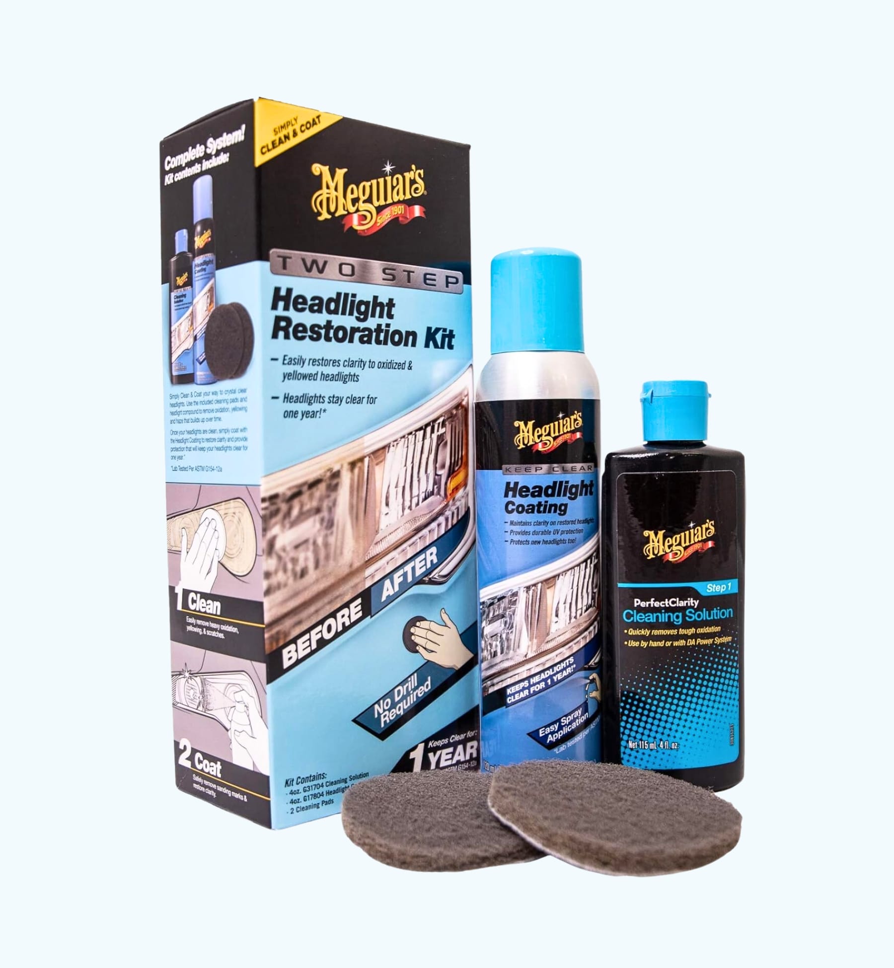 Meguiar's Perfect Clarity Headlight Restoration Kit