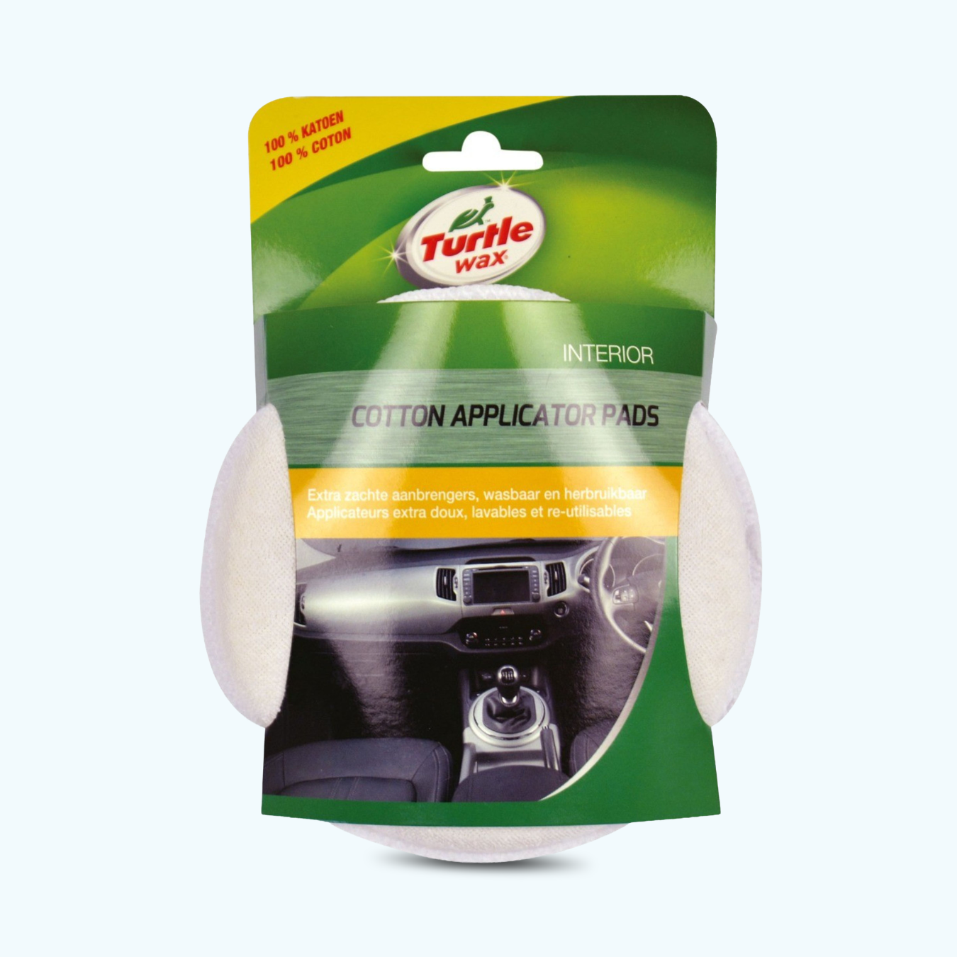 Turtle Wax Cotton Applicator Pads 2-pack